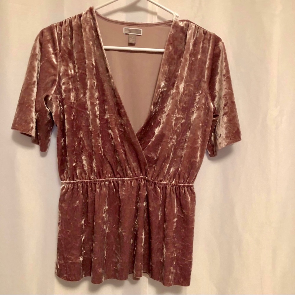 Maybe velour top.